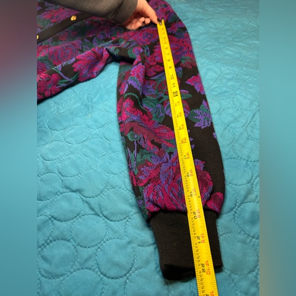 Vintage Rose Style Floral Pullover Sweatshirt Alfred Dunner XL - Picture 9 of 10